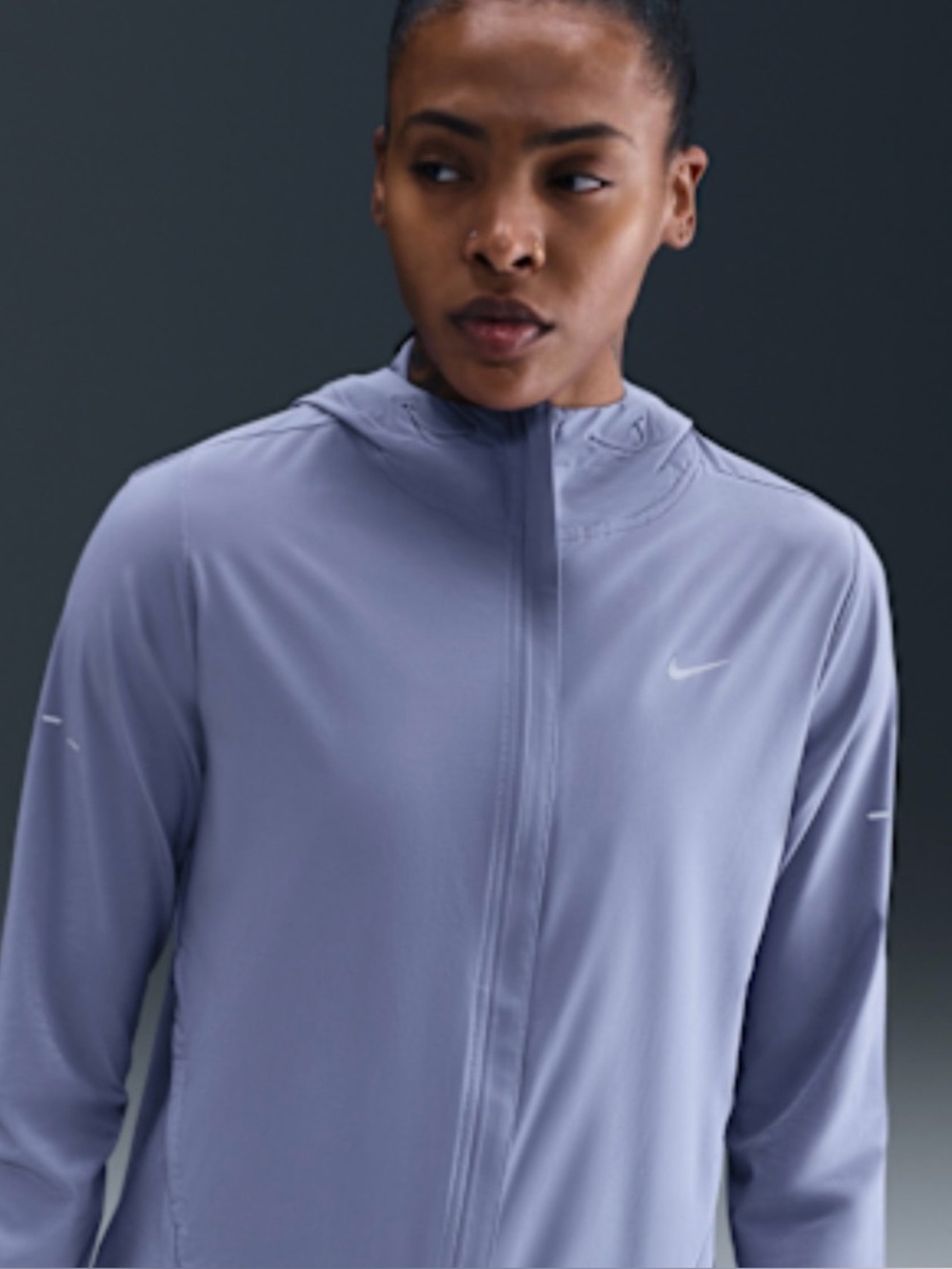 NWT Nike repel running packable jacket